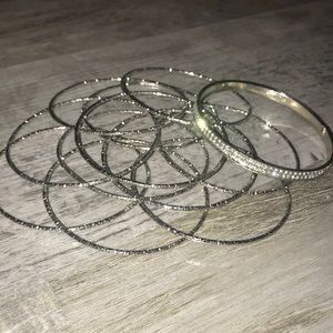 12 sparkly bracelets